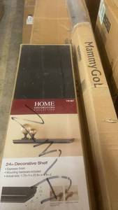 Home Decorators Collection 24-Inch Decorative Shelf in Espresso Finish