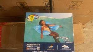 2 Swimways Comfort Cloud Sling Seat Pool Floats with Hyper-Flate Valve22