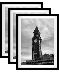lot 14 image: 3-Pack Black Picture Frames 18z24