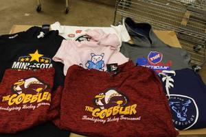 lot 314 image: Assorted Hockey Shirts and Sweatshirts