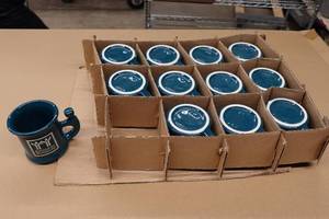 lot 331 image: 12 Habitat for Humanity Coffee Mugs