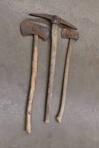 lot 352 image: Wood Handle Axes and Pick Axe