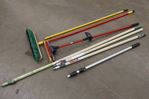 lot 354 image: Extension Poles and Brooms