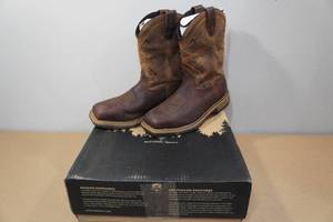 lot 107 image: Irish Setter Marshall Mens 11 Pull-On Work Boots -Size 8.5