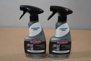 lot 123 image: 2 Weiman Stainless Steel Cleaner & Polisher