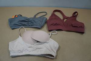 lot 130 image: 3 Handful Sports Bras -Small