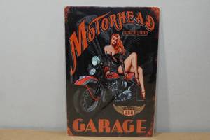 lot 160 image: Novelty Metal Sign -Motorhead