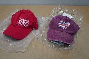 lot 174 image: 2 Trump 2024 Hats