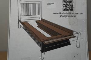 lot 28 image: Under Bed Adjustable Pet Blocker Set Fits All Beds