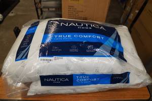 lot 51 image: 2 Jumbo Pillows 20x28