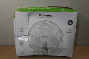 lot 197 image: Holmes 16 Manual Stand Fan