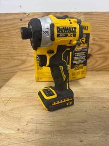 lot 117 image: DEWALT DCF860B 20V MAX XR Cordless Impact Driver (Tool Only) - B199