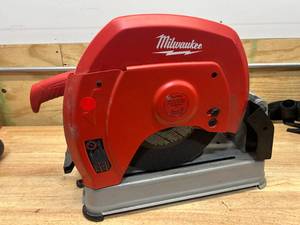 lot 85 image: MILWAUKEE 6177-20 14 in. 15 Amp Abrasive Cut-Off Machine - C219