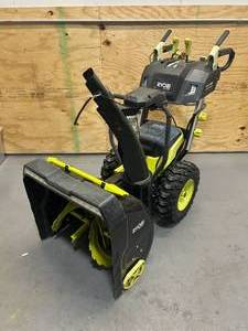 lot 131 image: RYOBI RY40807 40V HP Brushless Whisper Series 24 2-Stage Cordless Electric Self-Propelled Snow Blower (Tool Only) -D