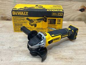 lot 140 image: DEWALT 20V DCG405B MAX XR Cordless Brushless 4.5 in. Slide Switch Small Angle Grinder with Kickback Brake (Tool Only) - B199