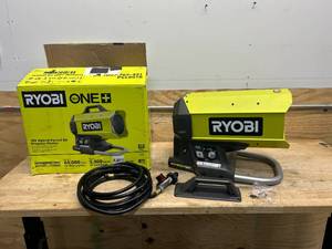 lot 160 image: RYOBI PCL801B ONE 18V Cordless Hybrid Forced Air Propane Heater (Tool Only) - B149