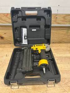 lot 50 image: DEWALT DWFP12233 18-Gauge Pneumatic Brad Nailer - C99
