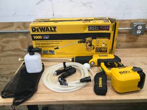 lot 36 image: DEWALT DCPW1000B FLEXVOLT 60V MAX 1000 PSI 1.0 GPM Cold Water Cordless Battery Power Cleaner (Tool Only) - C199