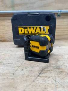 lot 80 image: DEWALT DW08802CG 55 ft. Green Self-Leveling Cross Line Laser Level - D97