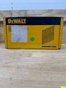lot 163 image: DEWALT DWRHS10D131 3 in. x 0.131 in. Metal Framing Nails (2000 per Box) - A54