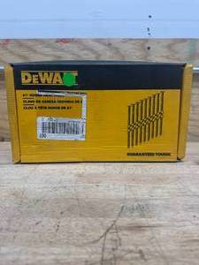 lot 171 image: DEWALT DWRHS10D131 3 in. x 0.131 in. Metal Framing Nails (2000 per Box) - A54