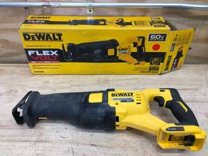 lot 59 image: DEWALT DCS389B FLEXVOLT 60V MAX Cordless Brushless Reciprocating Saw (Tool Only) - C269