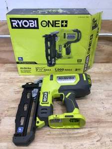 lot 62 image: RYOBI P326 ONE 18V AirStrike 16-Gauge Cordless Finish Nailer (Tool Only) - C199