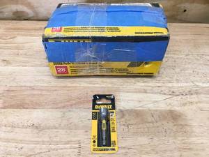 lot 64 image: Pack of 28 Wire Weld Nails and DeWalt 38 - 2-916 Length Magnetic Nut Driver