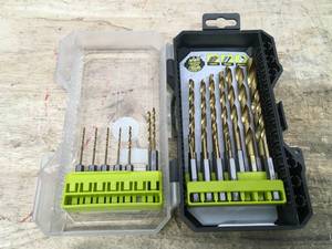 lot 193 image: RYOBI A972202 Titanium Drill Bit Set (22-Piece) - D20