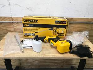 lot 194 image: DEWALT DCPW1000B 60V MAX 1000 PSI 1.0 GPM Cold Water Cordless Battery Power Cleaner (Tool Only) - B199