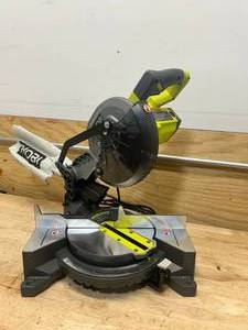 lot 200 image: RYOBI TS1144 9 Amp Corded 7-14 in. Compound Miter Saw B149