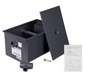 lot 211 image: WENTWORTH WP-GT-10 Grease Interceptor Trap 20 lbs.  10 GPM A316.99