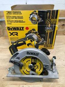 lot 17 image: DEWALT DCS590B 20-Volt MAX 7-14 in. Cordless Circular Saw (Tool Only) - C249