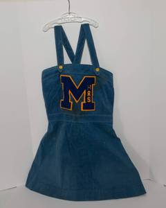 lot 88 image: Holy Redeemer Catholic School Vintage Blue Cheerleading Jumper Dress