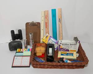 lot 95 image: Miscellaneous Home Office Items  Assorted Practical Supplies