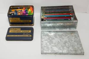 lot 124 image: Amaco Chalk and Artist Loft Colored Pencils