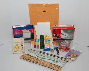 lot 128 image: Miscellaneous Home Office Items  Assorted Practical Supplies Lot #2