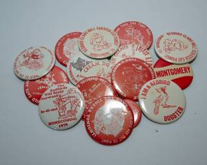 lot 166 image: Vintage Montgomery, MN Homecoming Pins