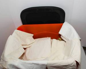 lot 210 image: White High Quality Cotton Pillowcases