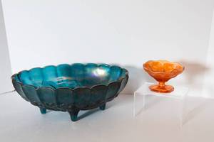 lot 229 image: Two Pieces of Carnival Glass