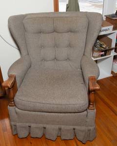 lot 245 image: Vintage Wingback Chair