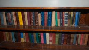 lot 251 image: Two Rows of Vintage Books