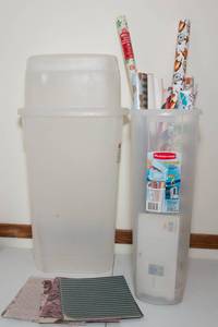 lot 277 image: Gift Wrapping Items and Storage Containers