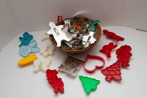 lot 332 image: Variety of Cookie Cutters