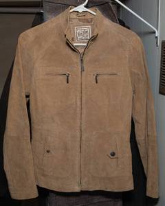 lot 362 image: Ruff Hewn Genuine Suede Leather Jacket - Size Small