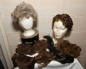 lot 430 image: Wigs and Wig Toppers - Variety of Styles and Colors