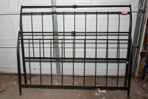 lot 448 image: Metal Headboard and Footboard - Queen Size