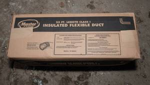 lot 466 image: Master Flow Insulated Flexible Duct New In Box 25 feet