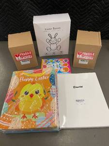 Box Bundle - Easter Decoration Set including Inflatable Bunny and 2 Wax Warmers