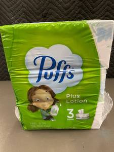 3 Box Pack of Puffs Plus Lotion Facial Tissues